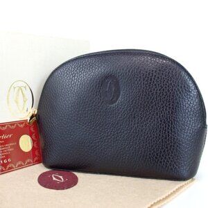 Authentic Cartier Must Line Pouch leather [Used]